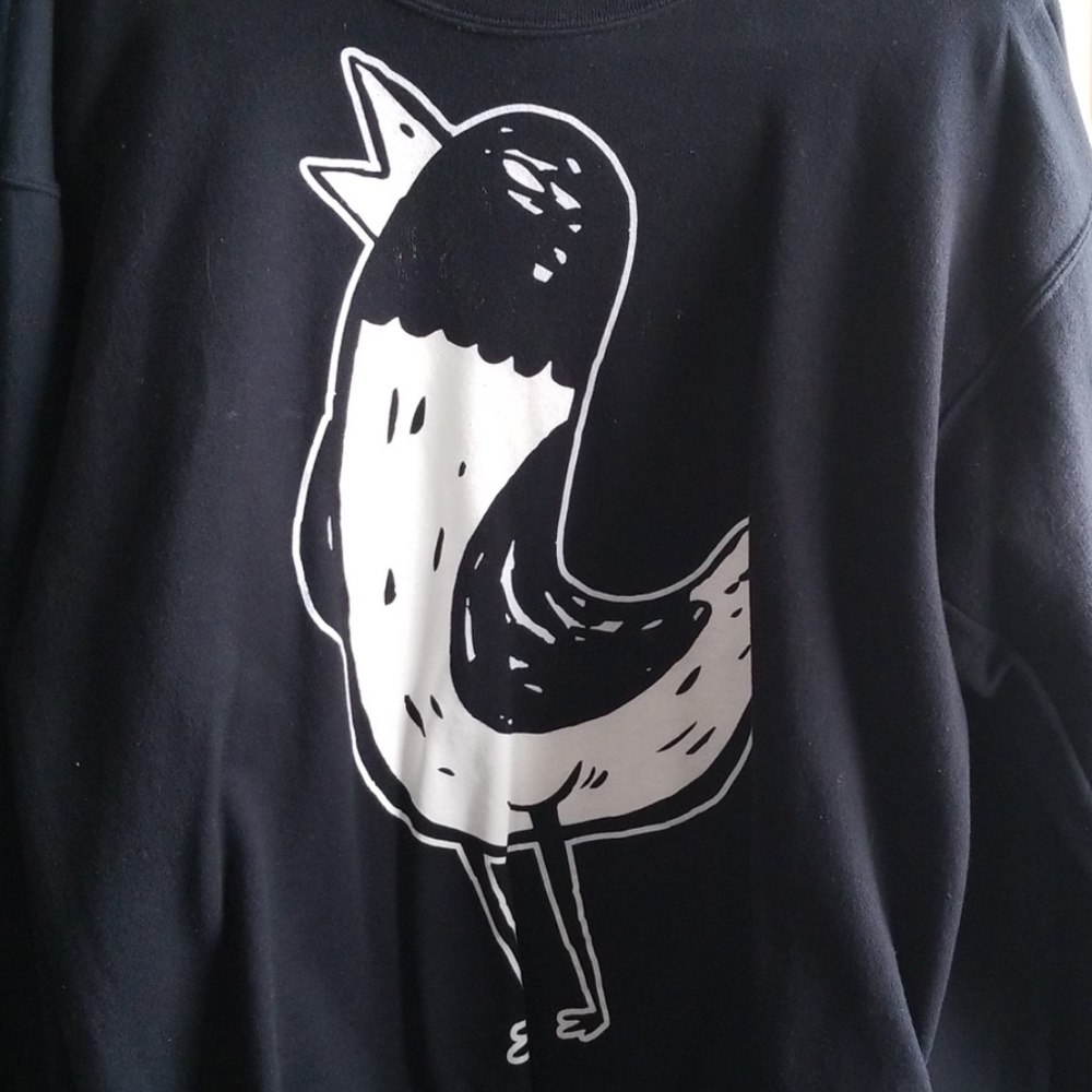 The wonder years black crewneck